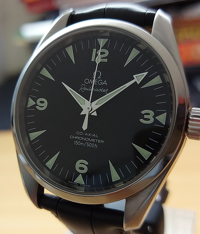 Omega Railmaster Co-Axial 150M Wristwatch